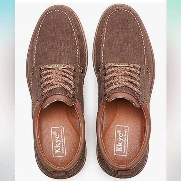 Kkyc Men's Shoes Comfortable Casual Shoes Slip on Lace up Shoes/size 7 - Picture 9 of 11